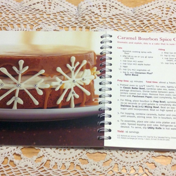 Pampered Chef Festive Holiday Desserts Cookbook - Picture 3 of 7